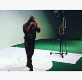 Studded Full Zip Mask Hoodie